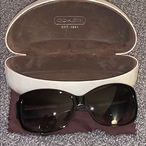 Coach Trisha Black sunglasses